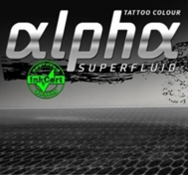 ALPHA superfluid Tattoofarbe Starter Set 6 x 30ml Tattooink