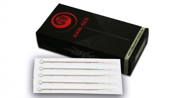 18er Rund Shader, 50 Stück Tattoonadeln