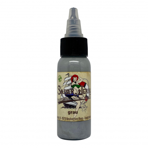 REACH-konforme Sailor Jerry Tattoofarbe, grau, 30ml