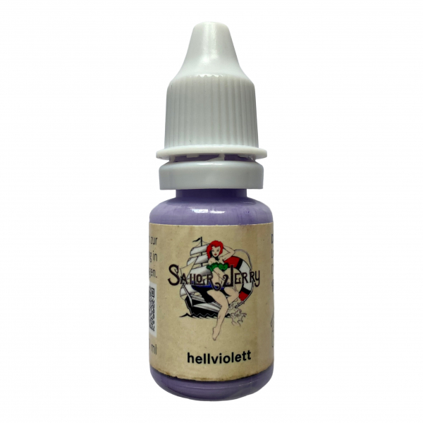 REACH-konforme Sailor Jerry Tattoofarbe, hellviolett, 10ml