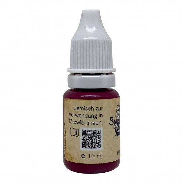 REACH-konforme Sailor Jerry Tattoofarbe, port rot, 10ml